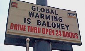 The climate change deniers have grabbed the spotlight again